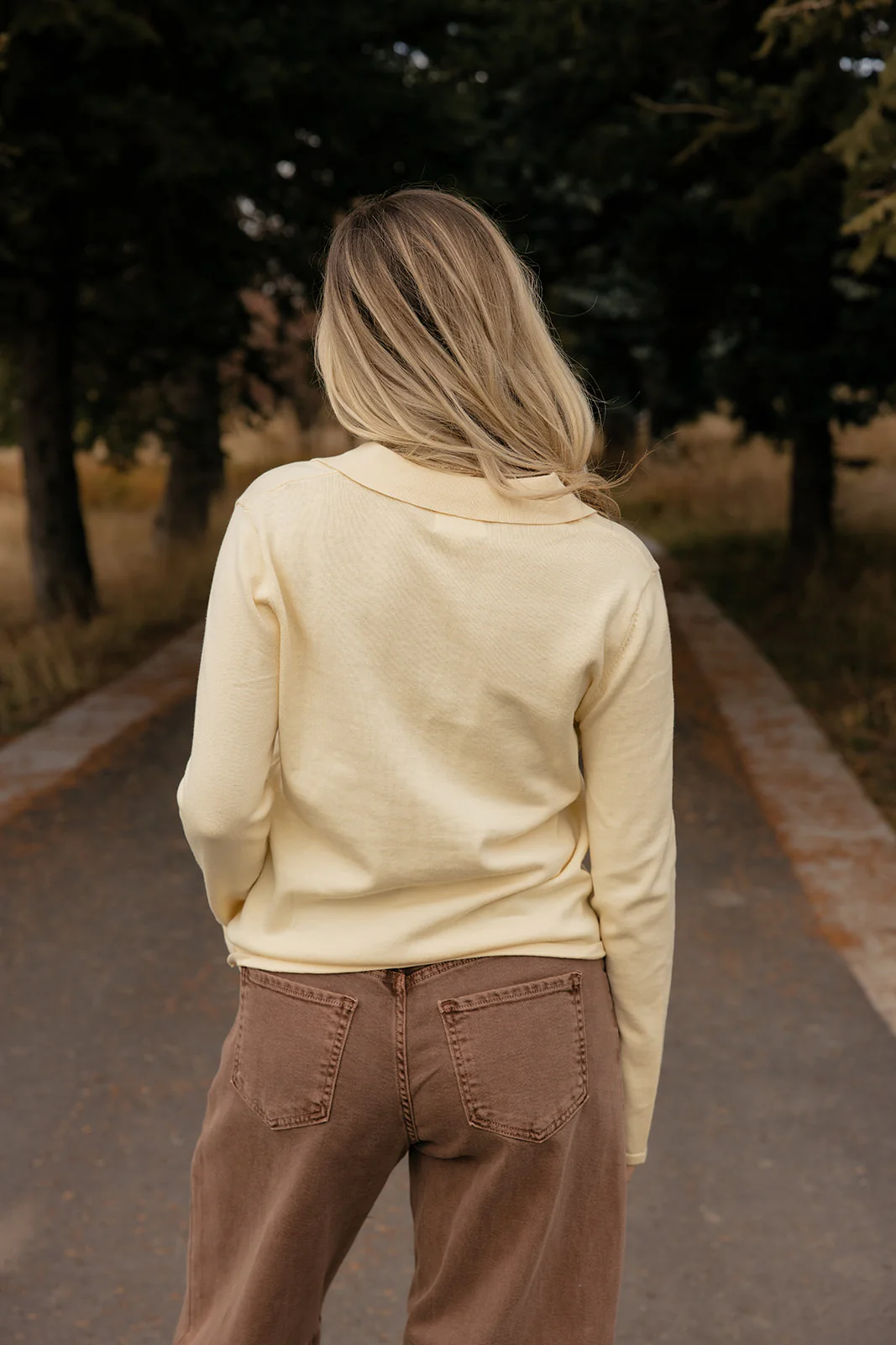 Mellow Yellow Collared Sweater - Image 6