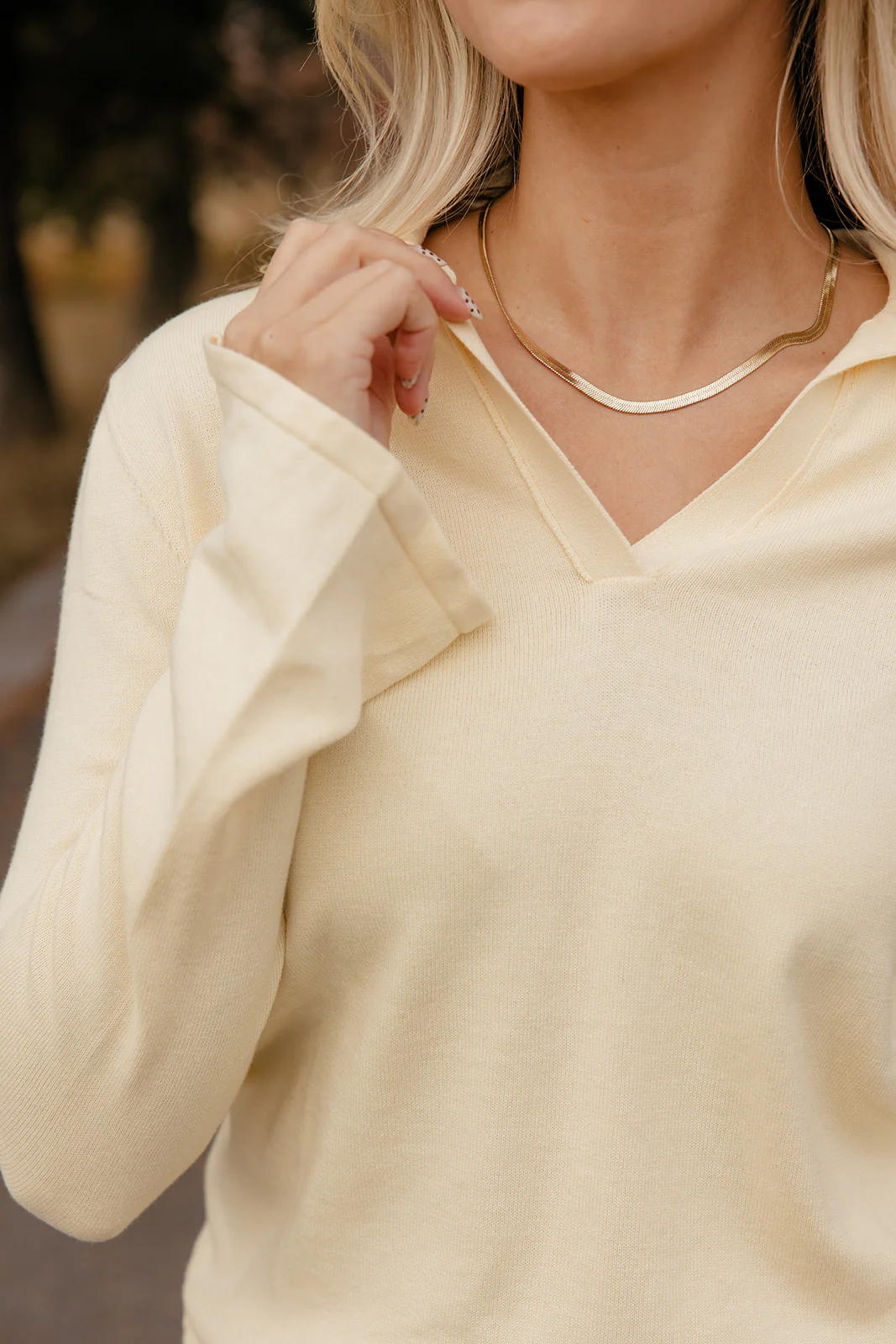 Mellow Yellow Collared Sweater - Image 8