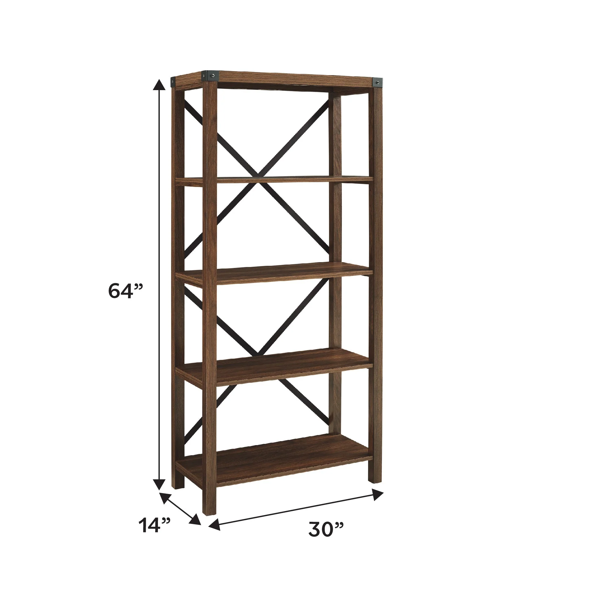 Metal X Bookshelf - Image 4