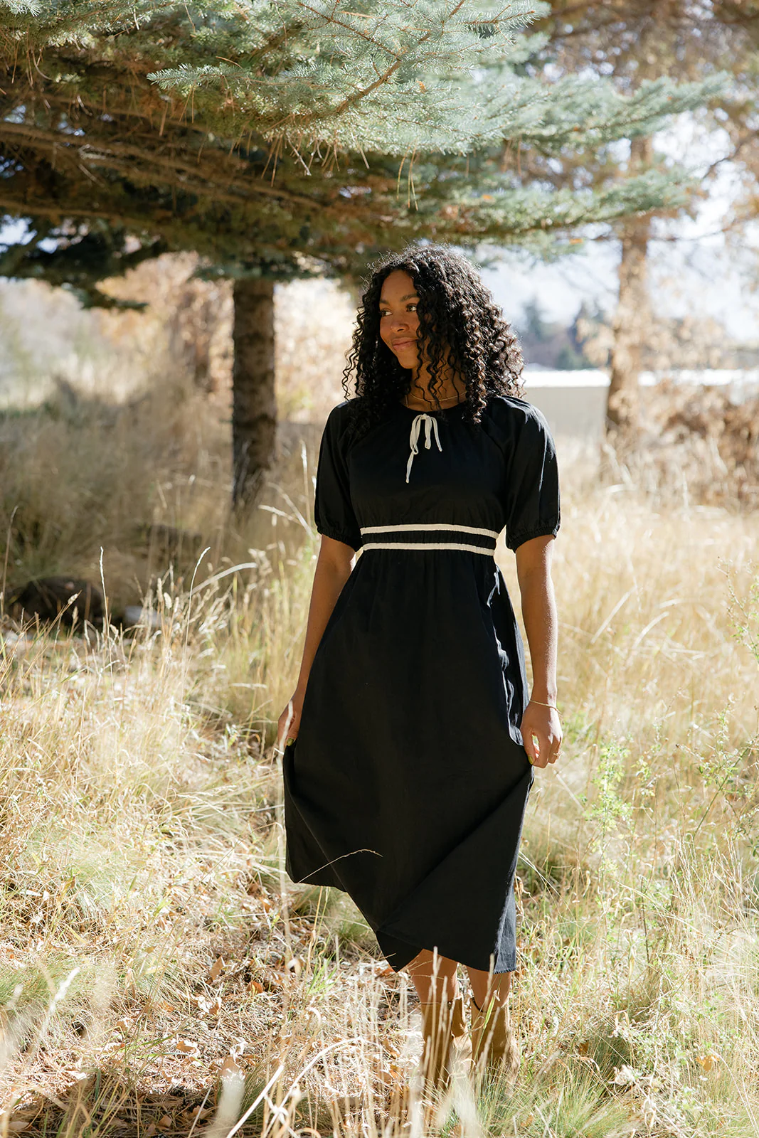 Midnight Ribbon Dress - Image 6