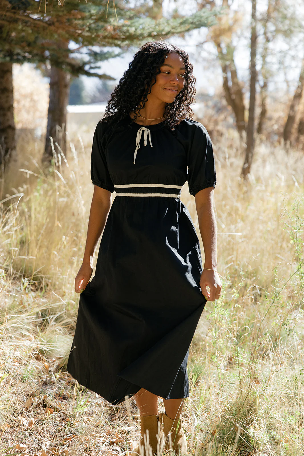 Midnight Ribbon Dress - Image 7