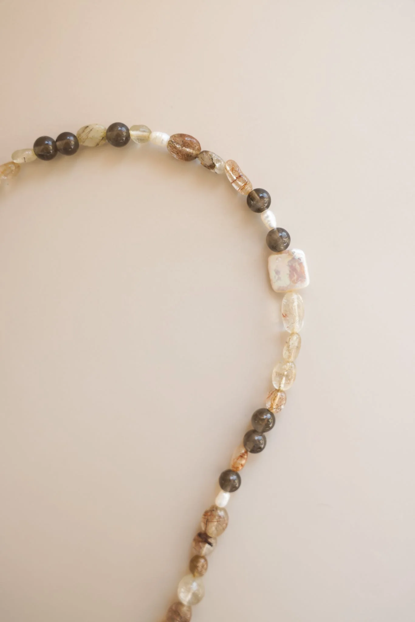 Mixed Quartz + Pearl Necklace - Image 6