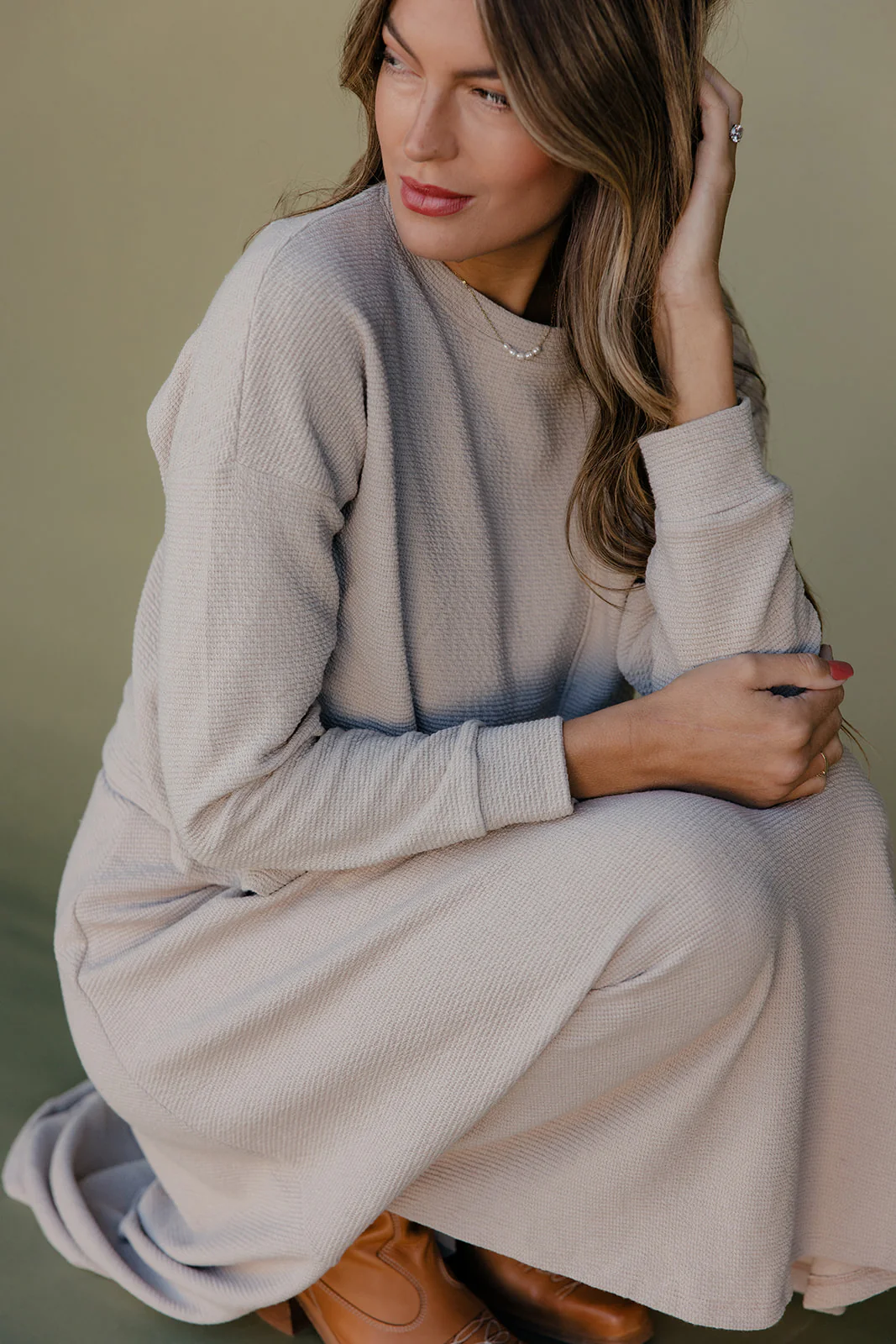 Morning Latte Pocket Sweater - Image 6
