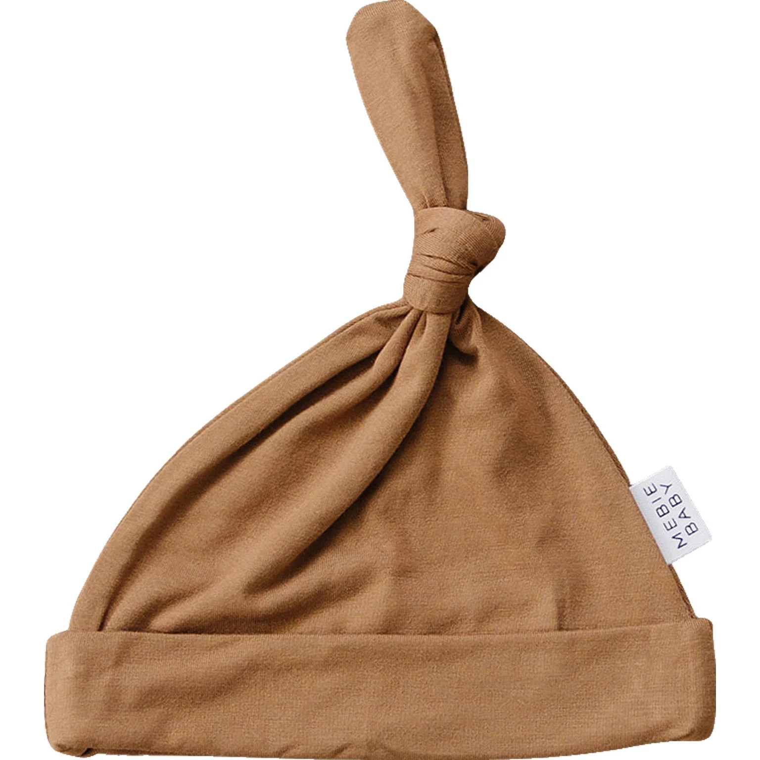 Mustard Bamboo Newborn Knot Hat - Image 4