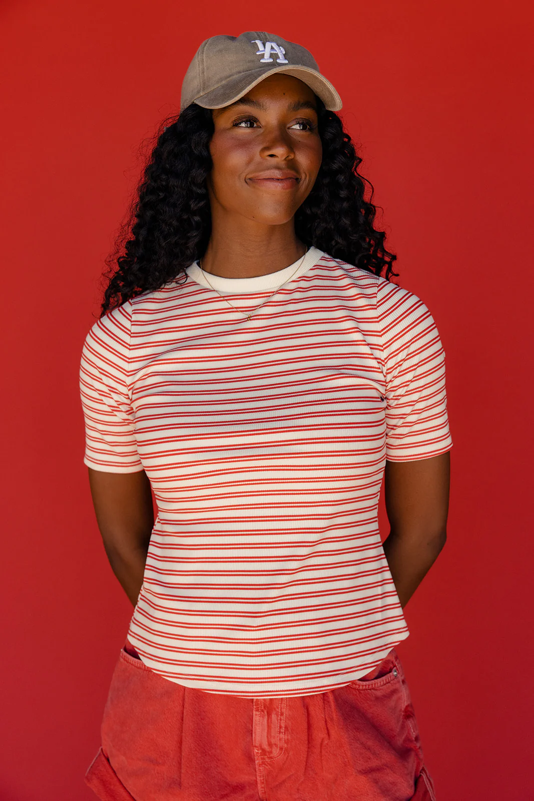 Myla Striped Tee - Image 15