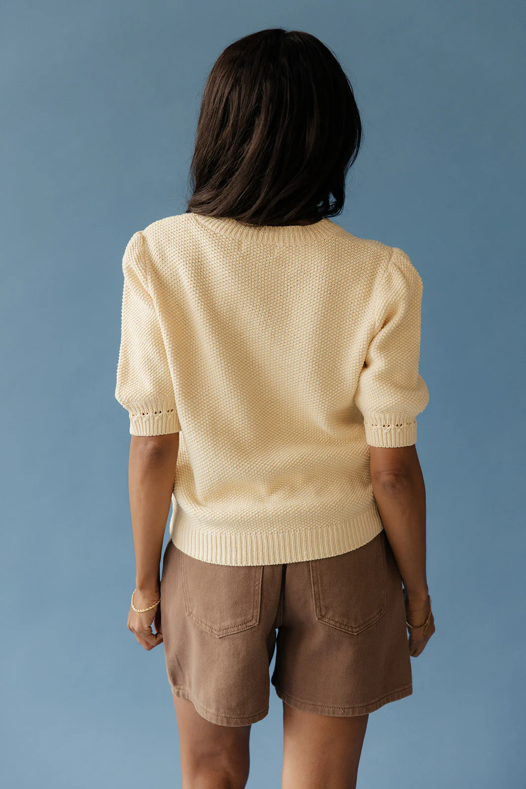 Oat + Honey Cable Knit Sweater - Image 5
