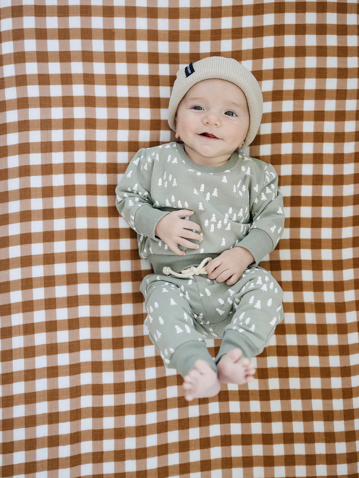 Oatmeal Mebie Baby Beanie - Image 3