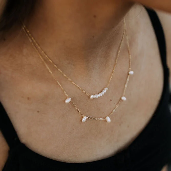 Oceanside Pearl Necklace - Image 4