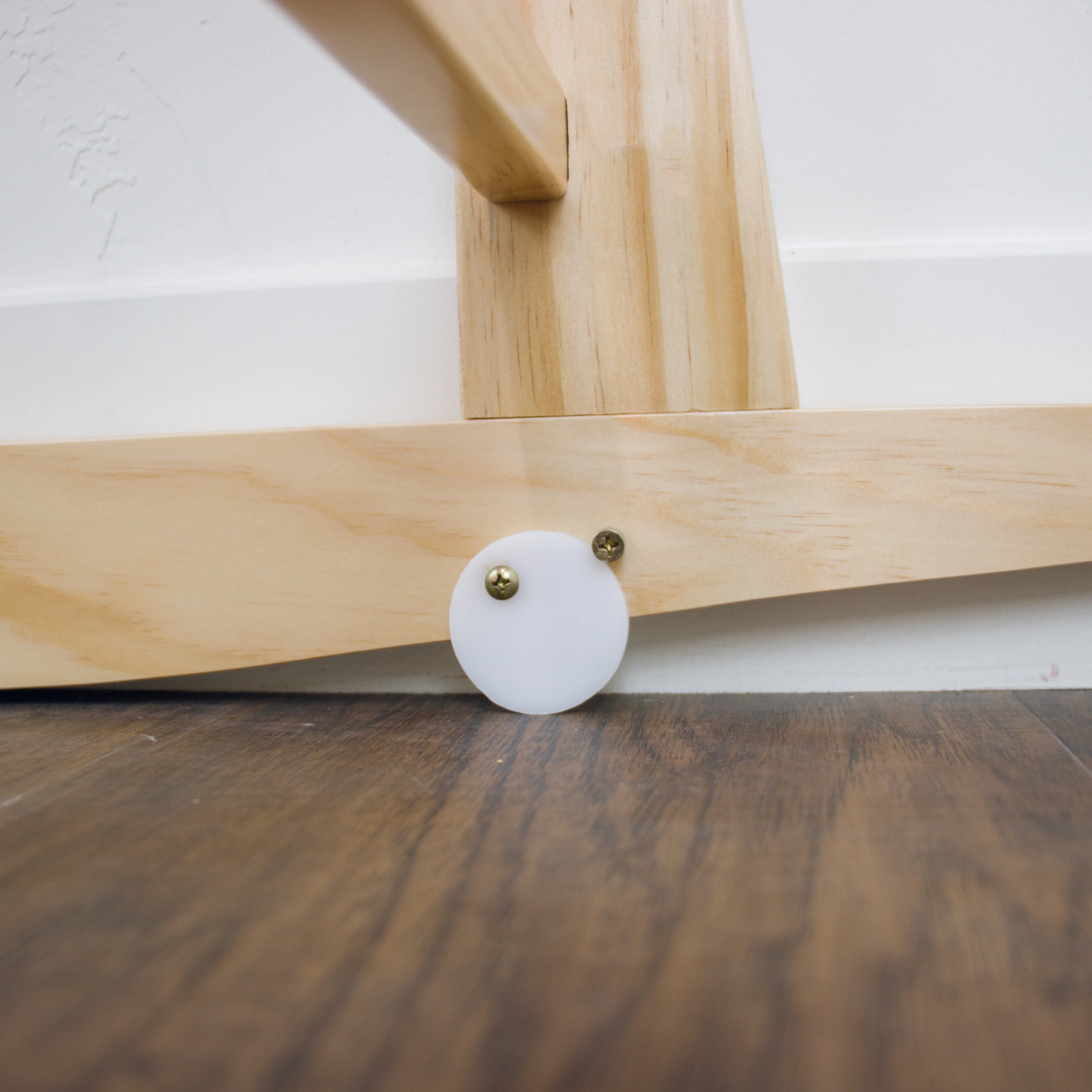 Original Rocking<br> Moses Bassinet Stand<br>with brake<br>Natural - Image 5