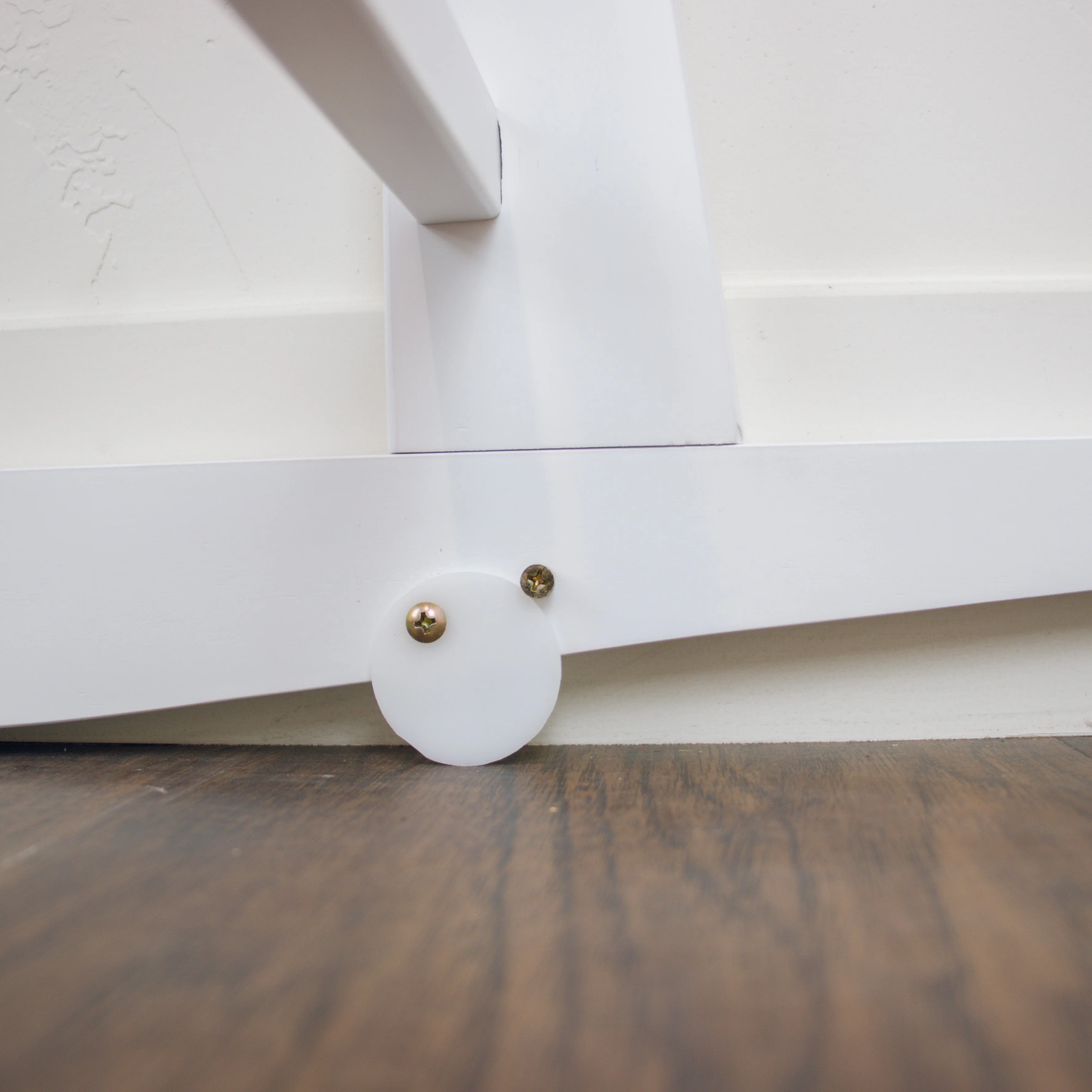 Original Rocking<br> Moses Bassinet Stand<br>with brake<br>White - Image 3