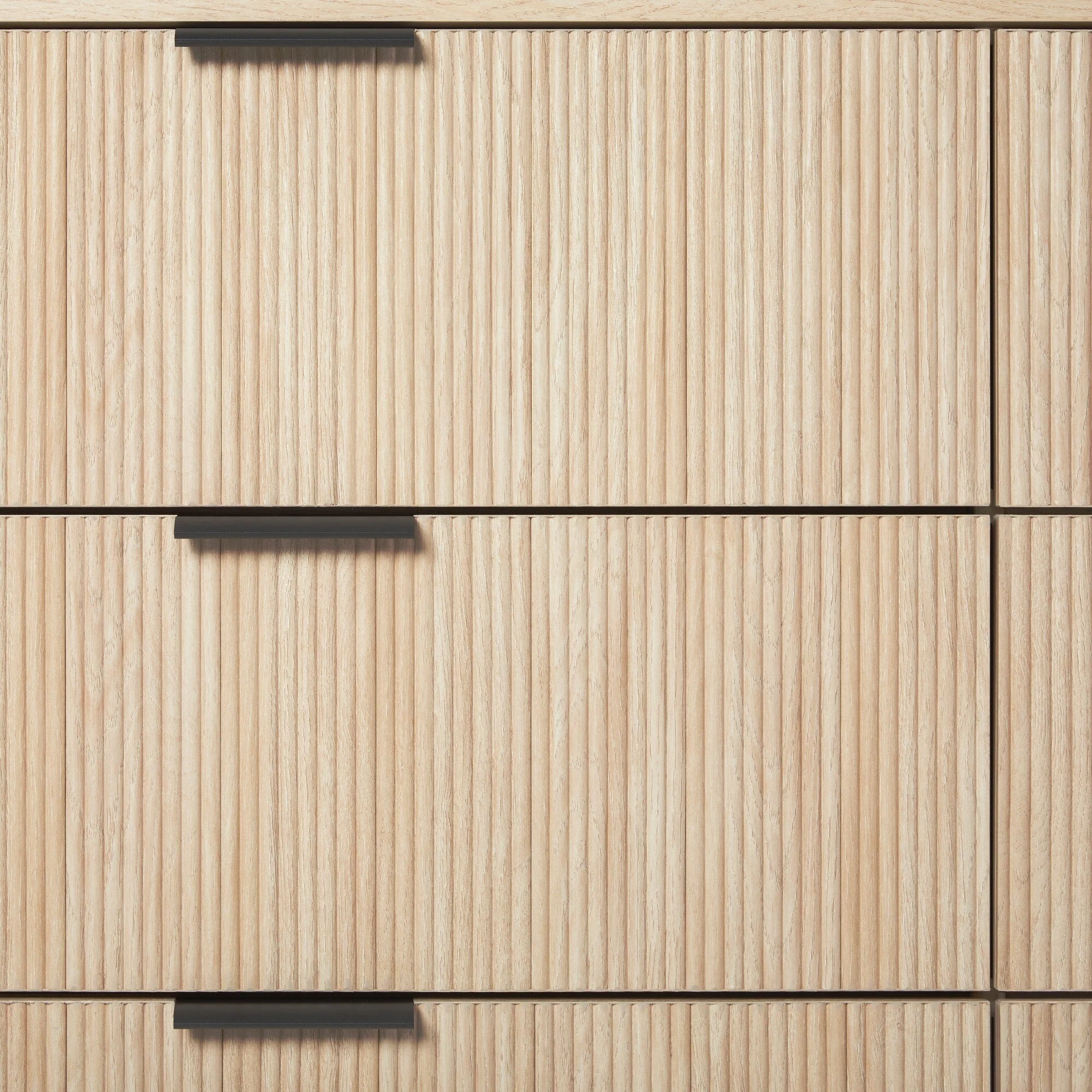 Paris Modern Scandinavian Reeded Dresser - Image 4