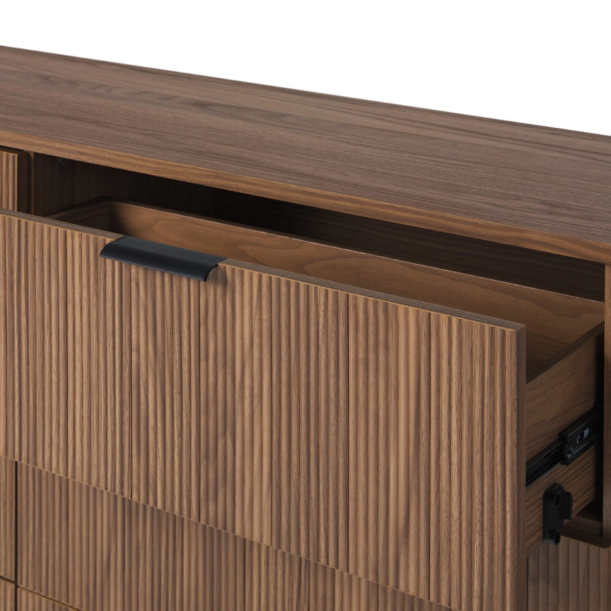 Paris Modern Scandinavian Reeded Dresser - Image 8