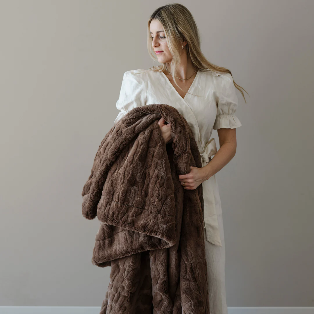 PATTERNED FAUX FUR THROW BLANKETS - Image 82