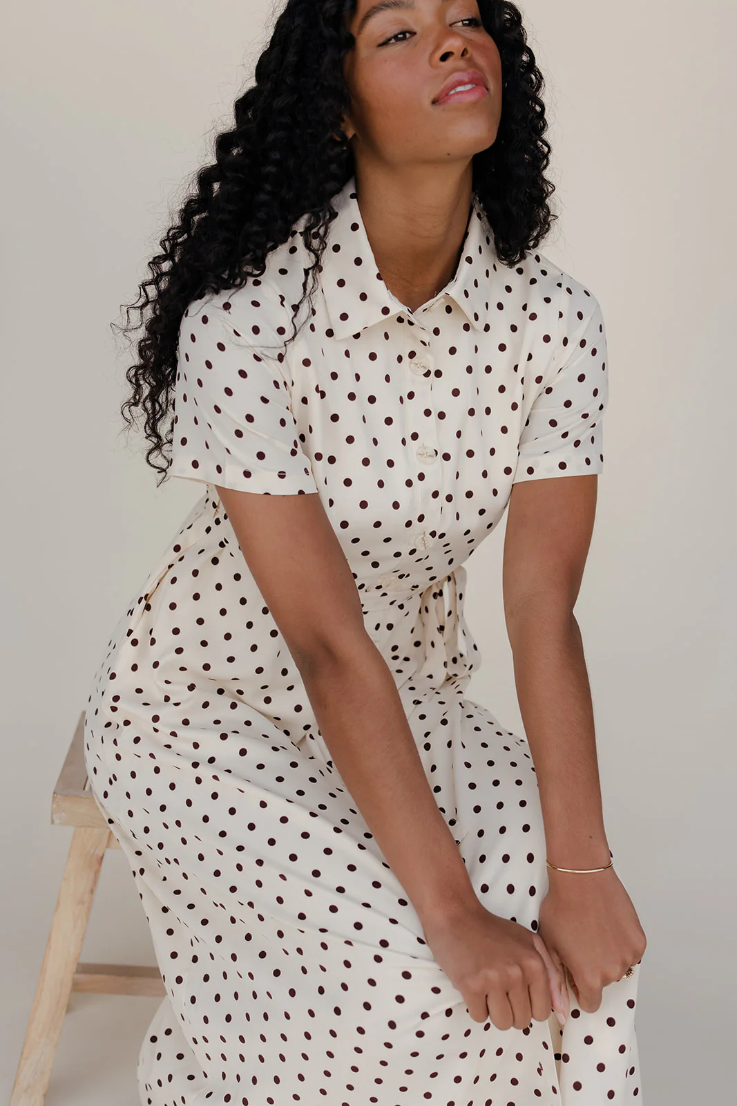 Penny Lane Dot Dress - Image 8