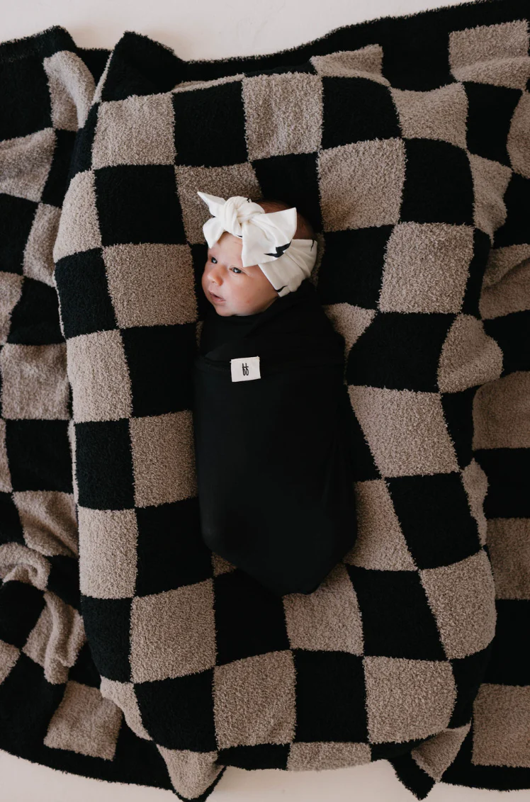 Plush Blanket  | Checkmate Checkerboard - Image 2