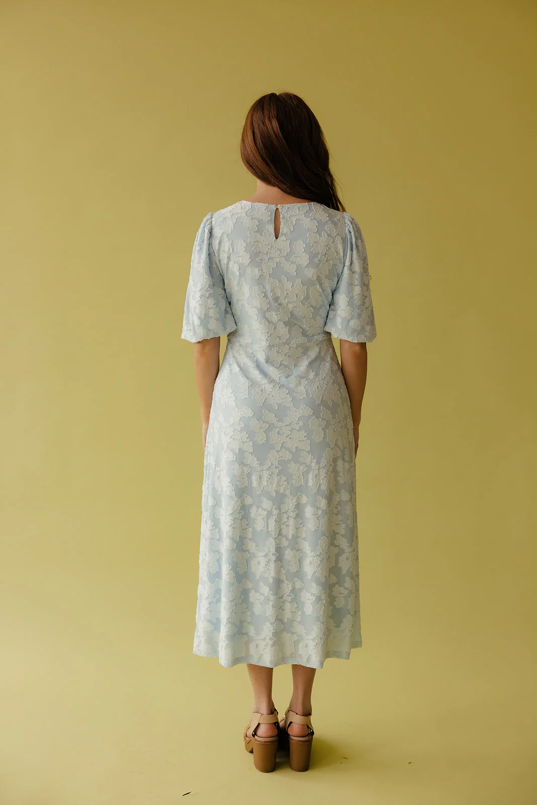 Pressed Petals Floral Embossed Dress - Image 14