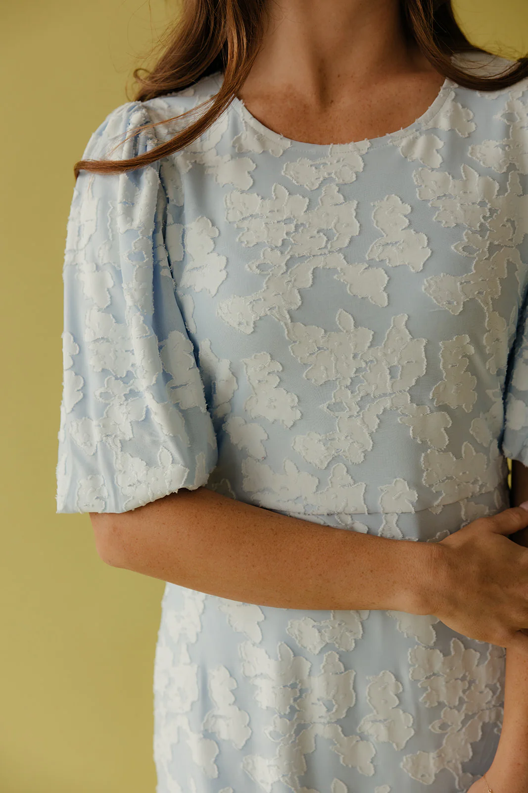 Pressed Petals Floral Embossed Dress - Image 15