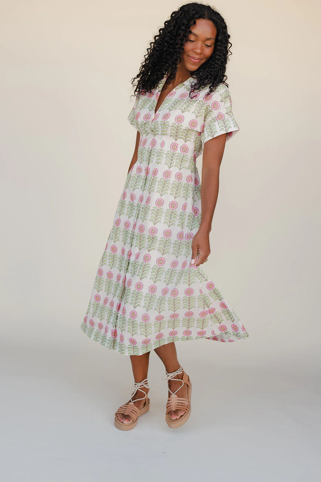 Pretty In Petals Midi Dress