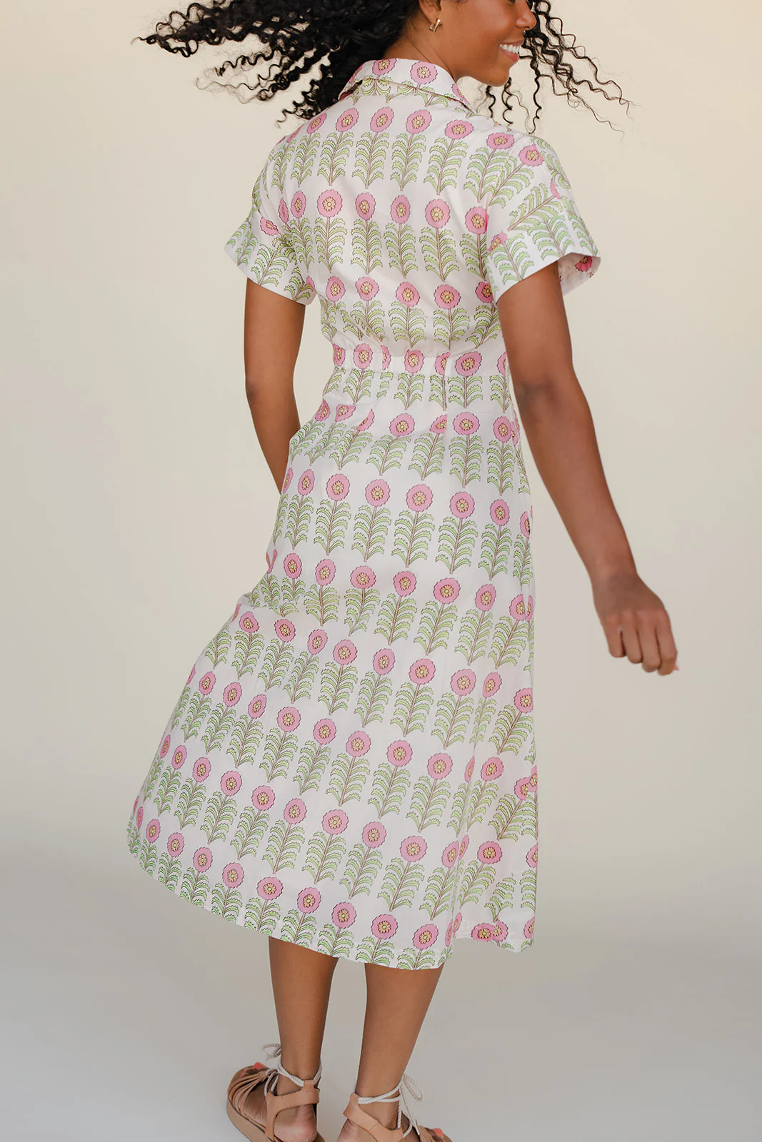 Pretty In Petals Midi Dress - Image 8
