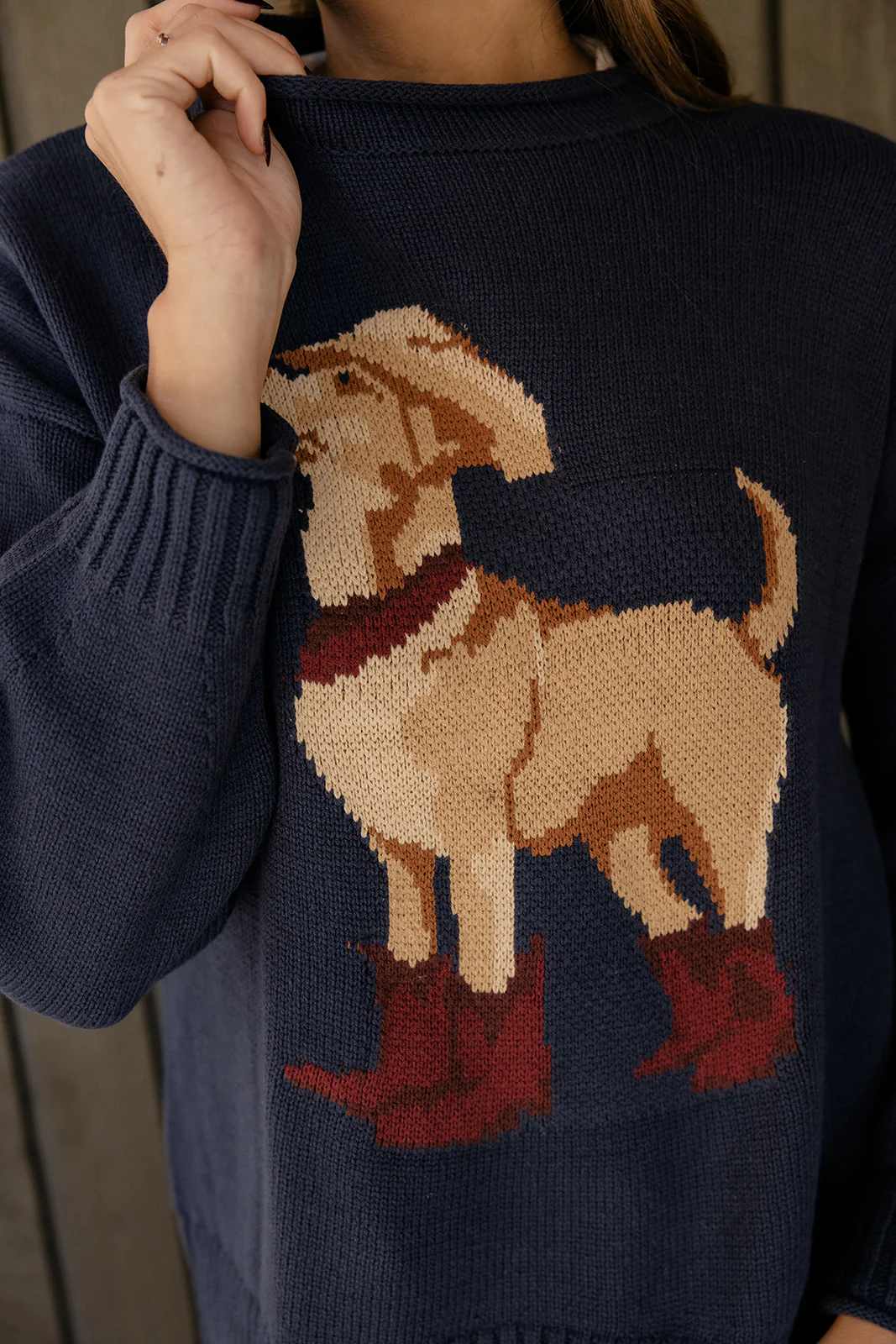 Pup In Boots Sweater - Image 6