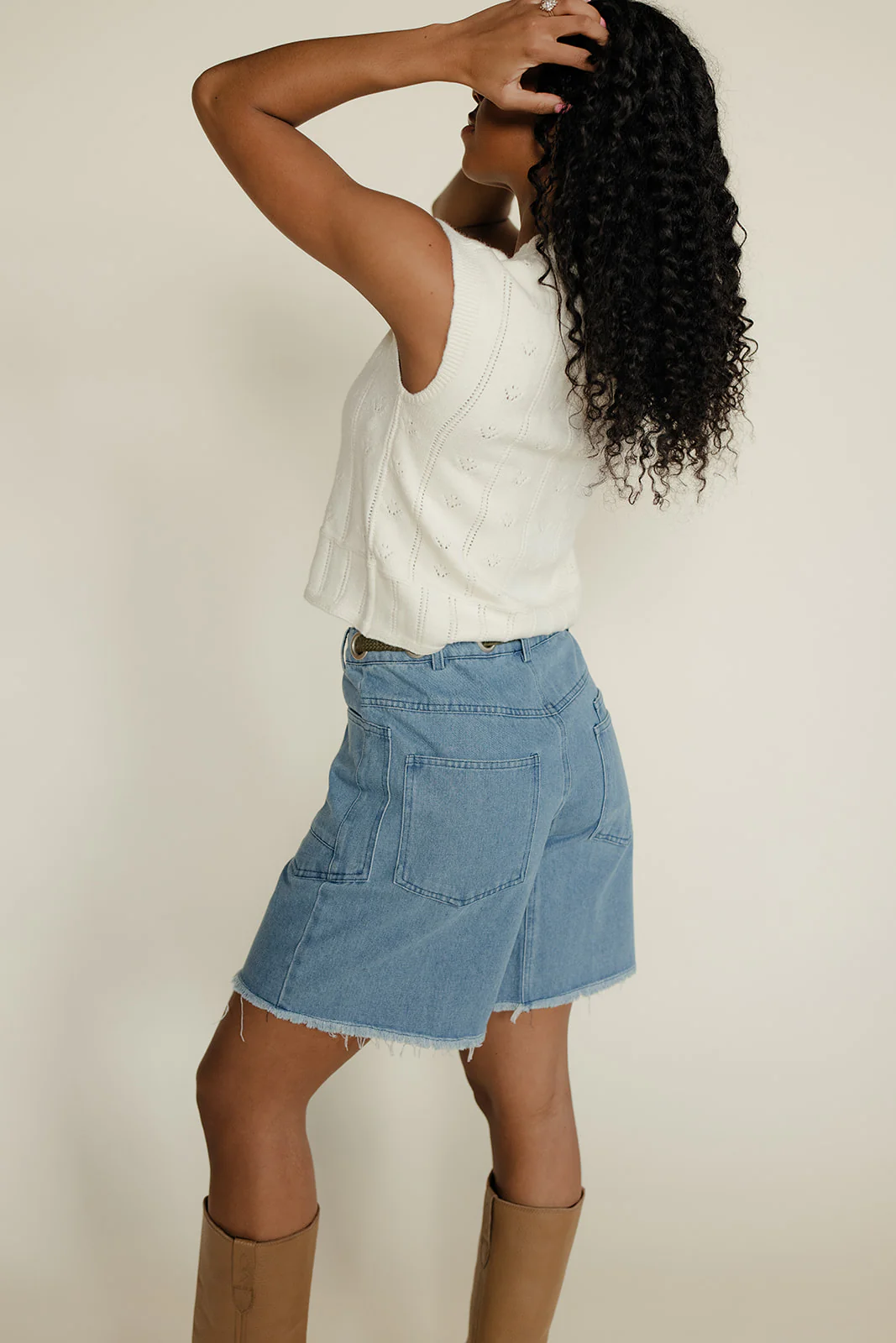 Quiet Classic Denim Shorts - Image 5