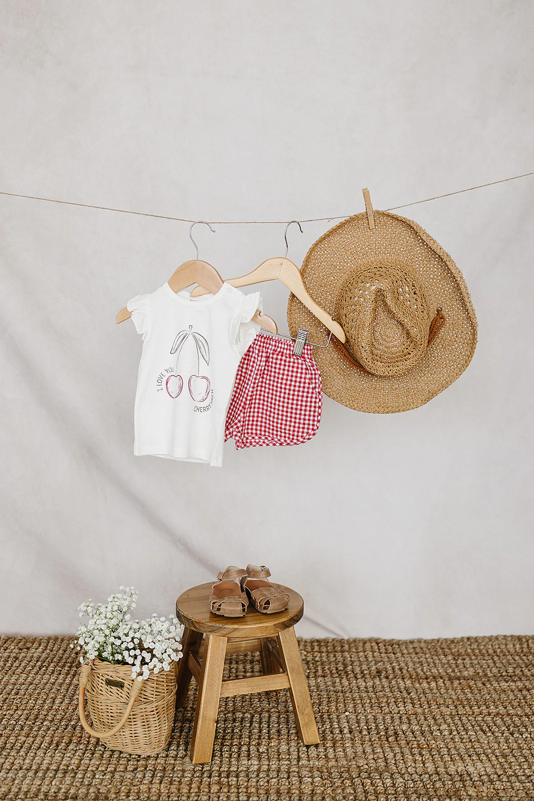 Red Gingham Shorts - Image 5