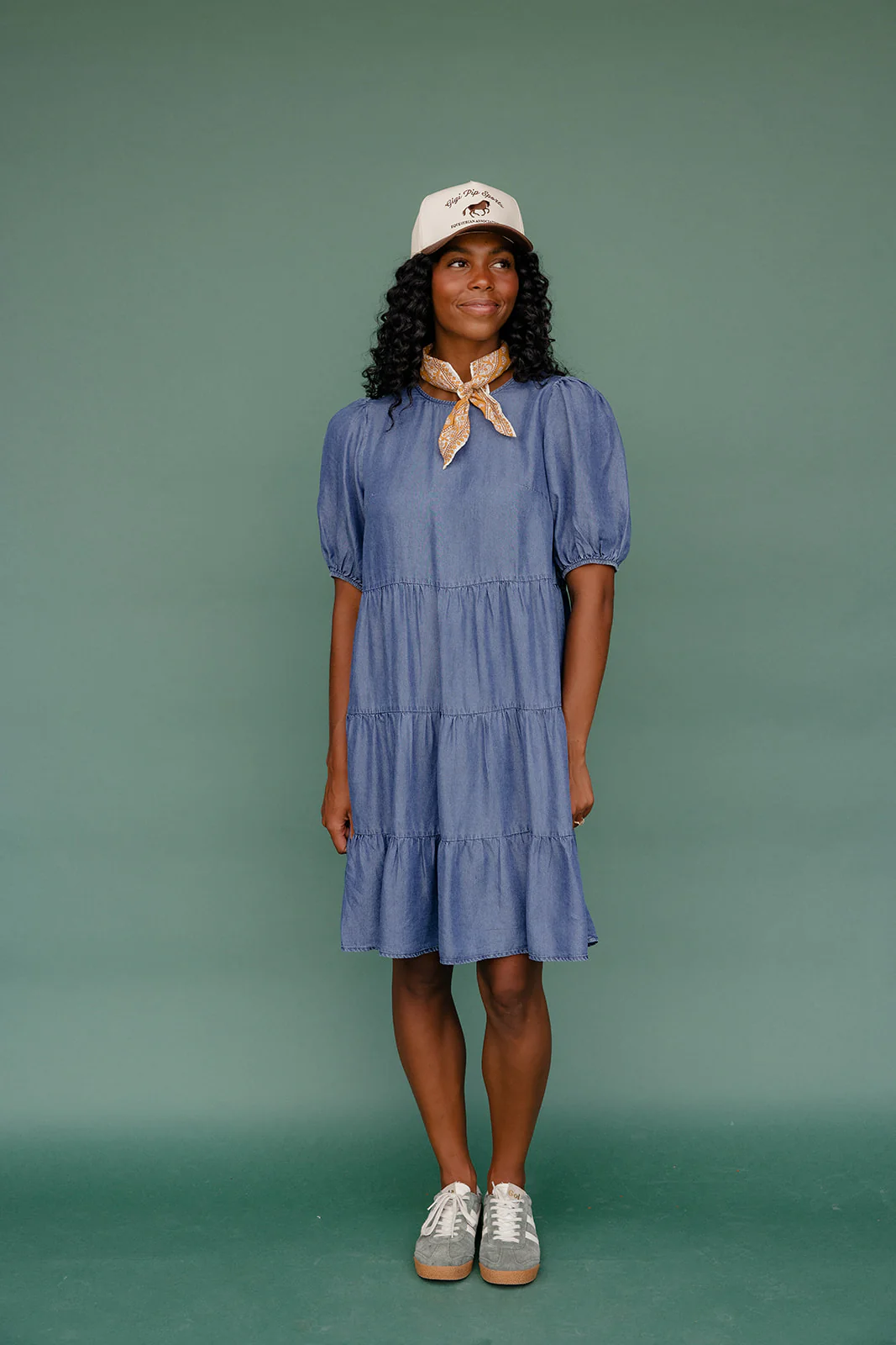 Report Card Denim Dress - Image 4