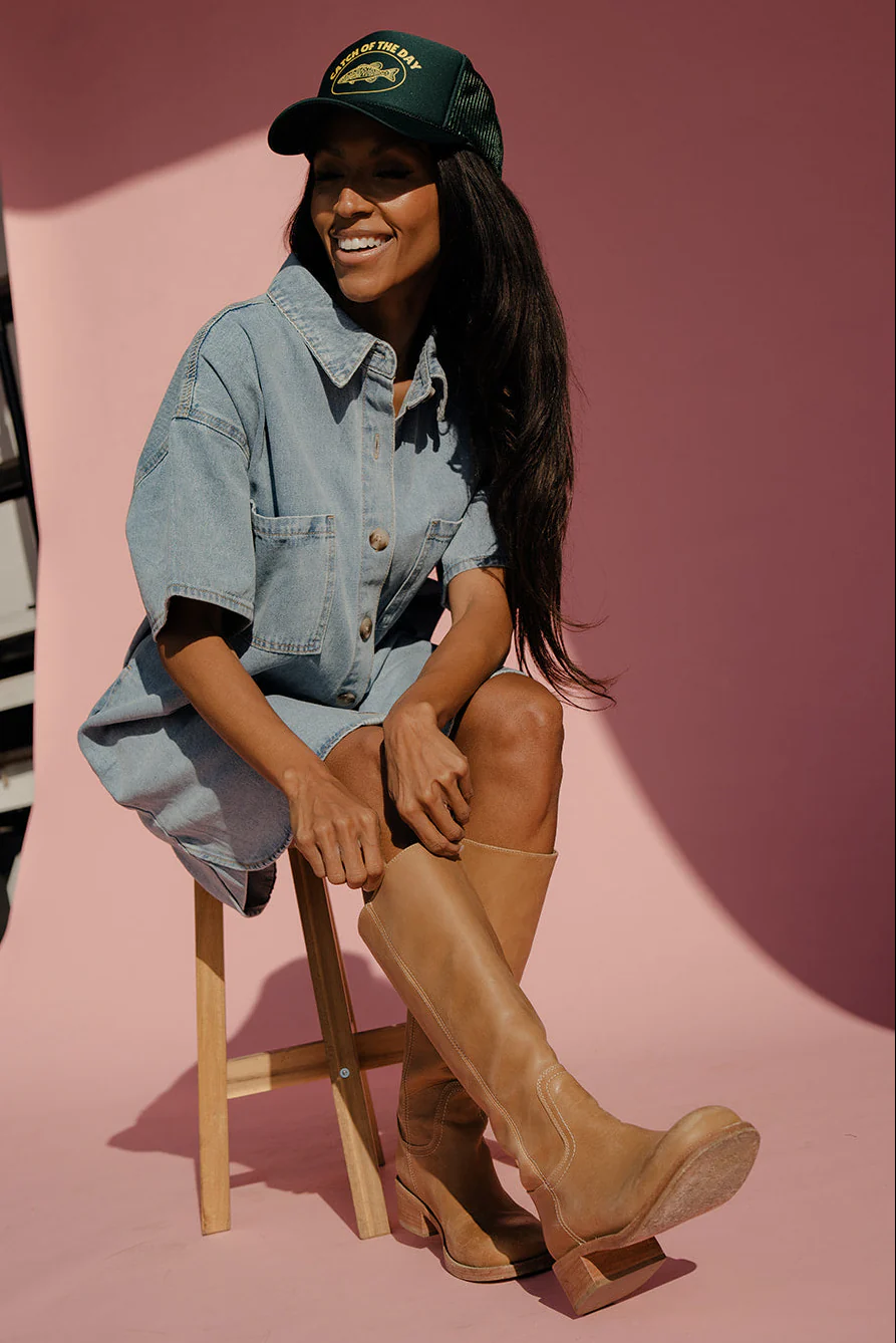 Steve Madden Riggs Leather Square Toe Boots - Image 3