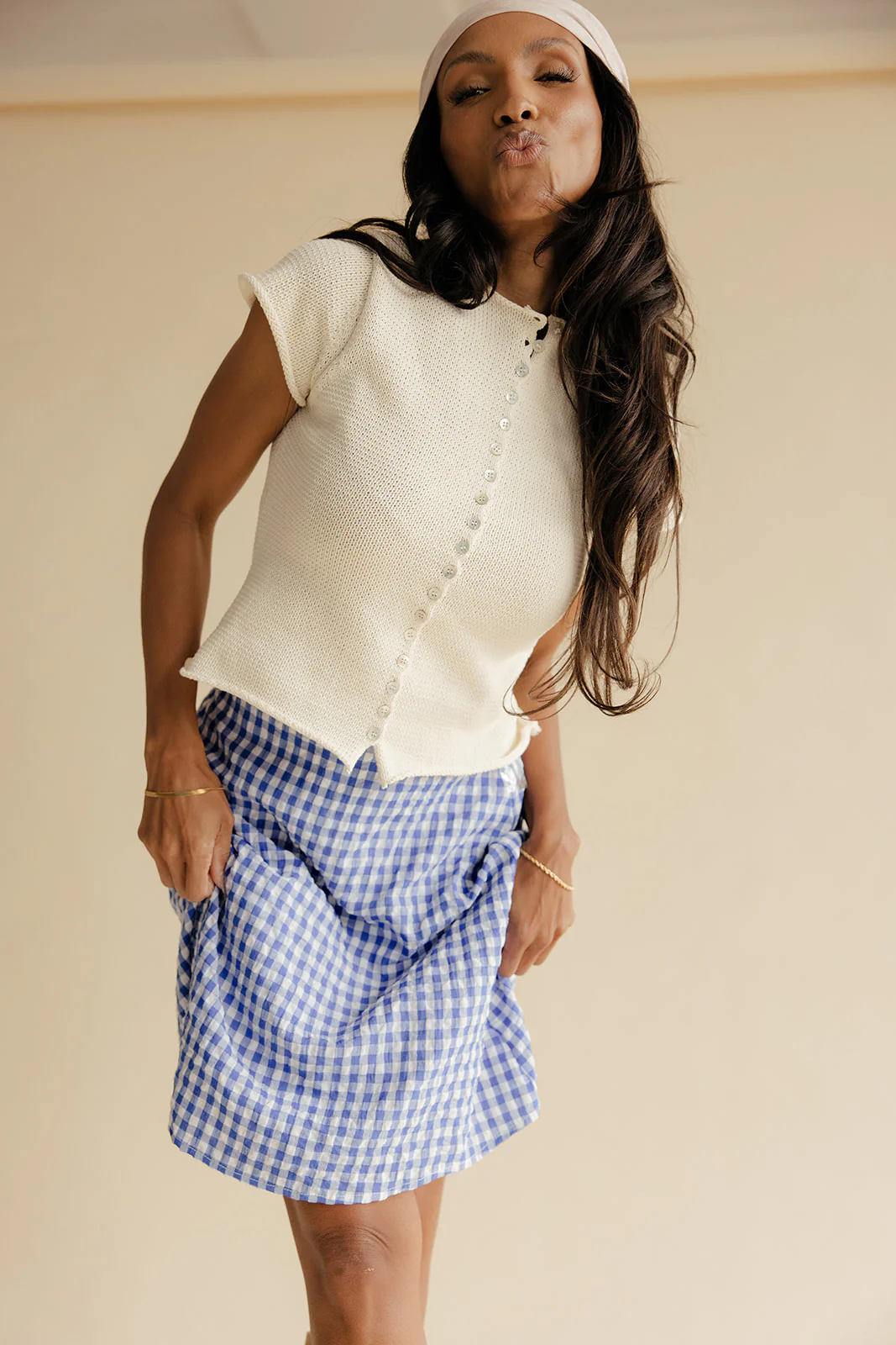 Broken Pieces Button Tee - Image 2
