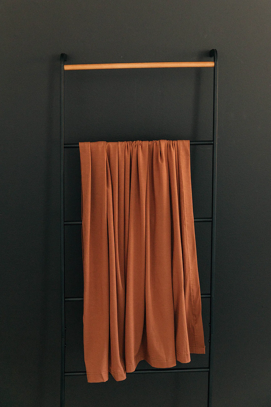 Rust Bamboo Stretch Swaddle - Image 13