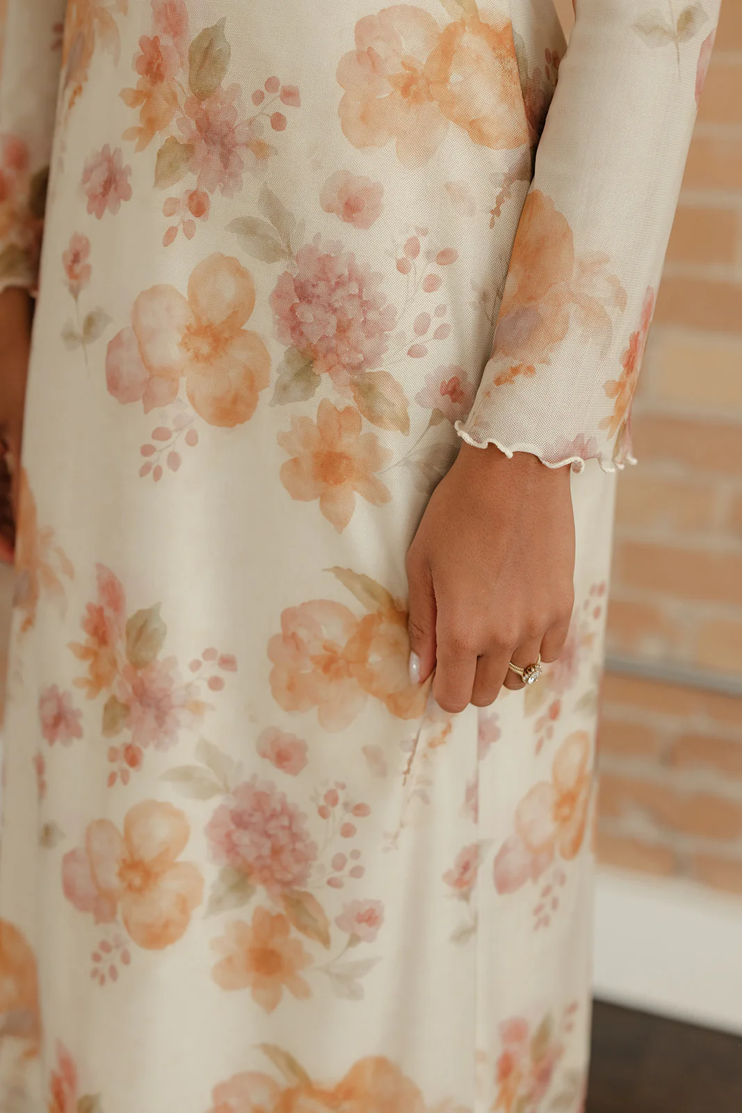 Saffron Garden Maxi Dress - Image 6