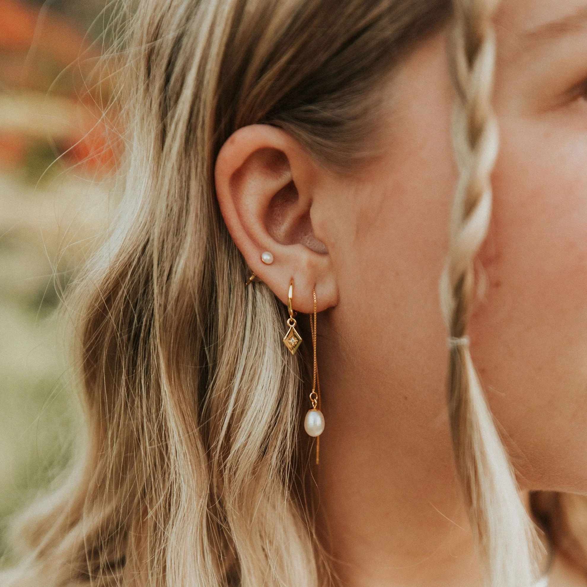 Sailor Pearl Studs - Image 5