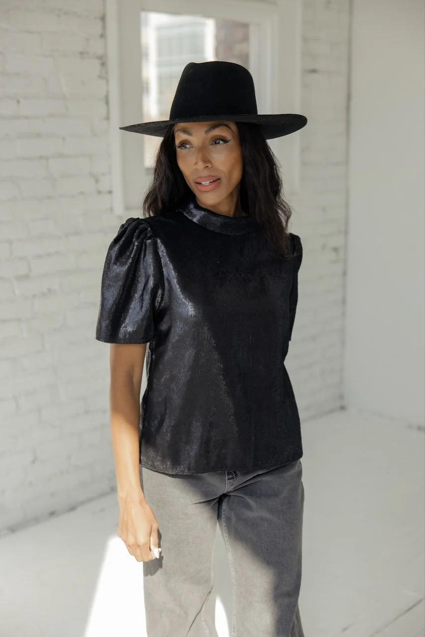 SALT Greenhaven Puff Sleeve Top - Image 7