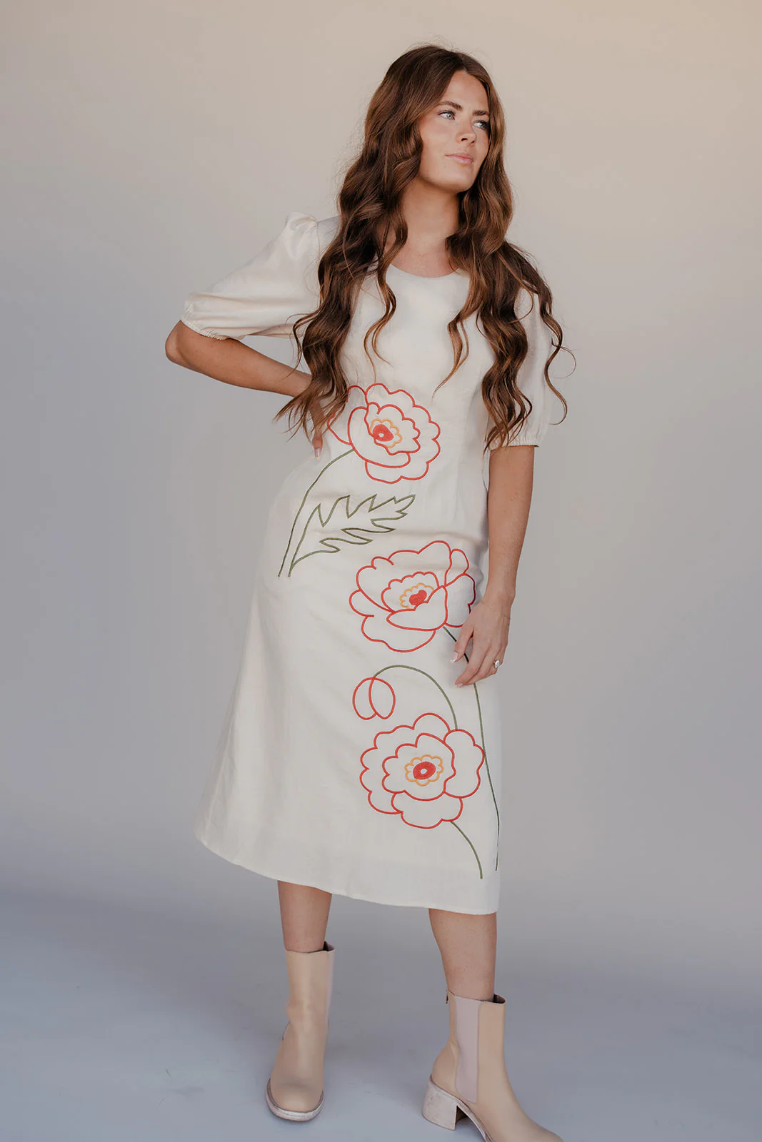 Scribble + Bloom Floral Dress