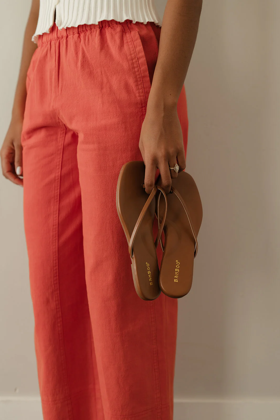 Serenity Square Toe Flip Flops - Image 3