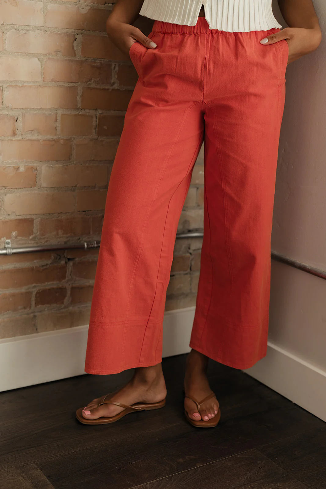 Serenity Square Toe Flip Flops - Image 4