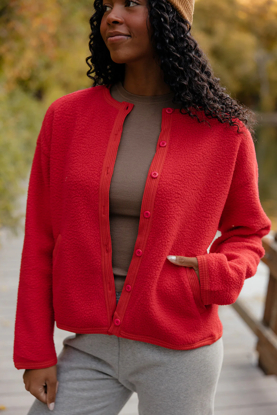 Shaggy Chic Fleece Jacket - Image 2