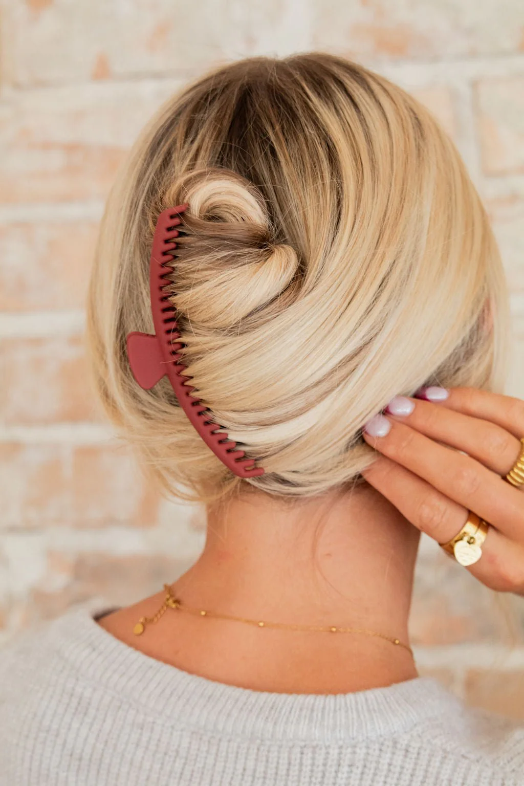 Single French Twist Claw Clip - Thick Hair - Image 20