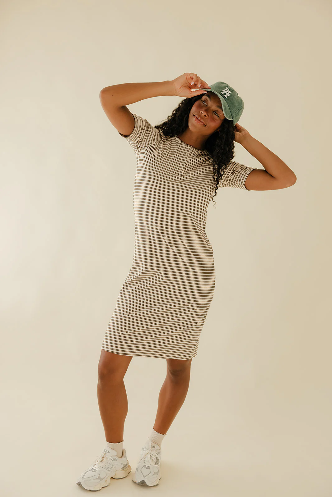 Slow Days Stripe Midi