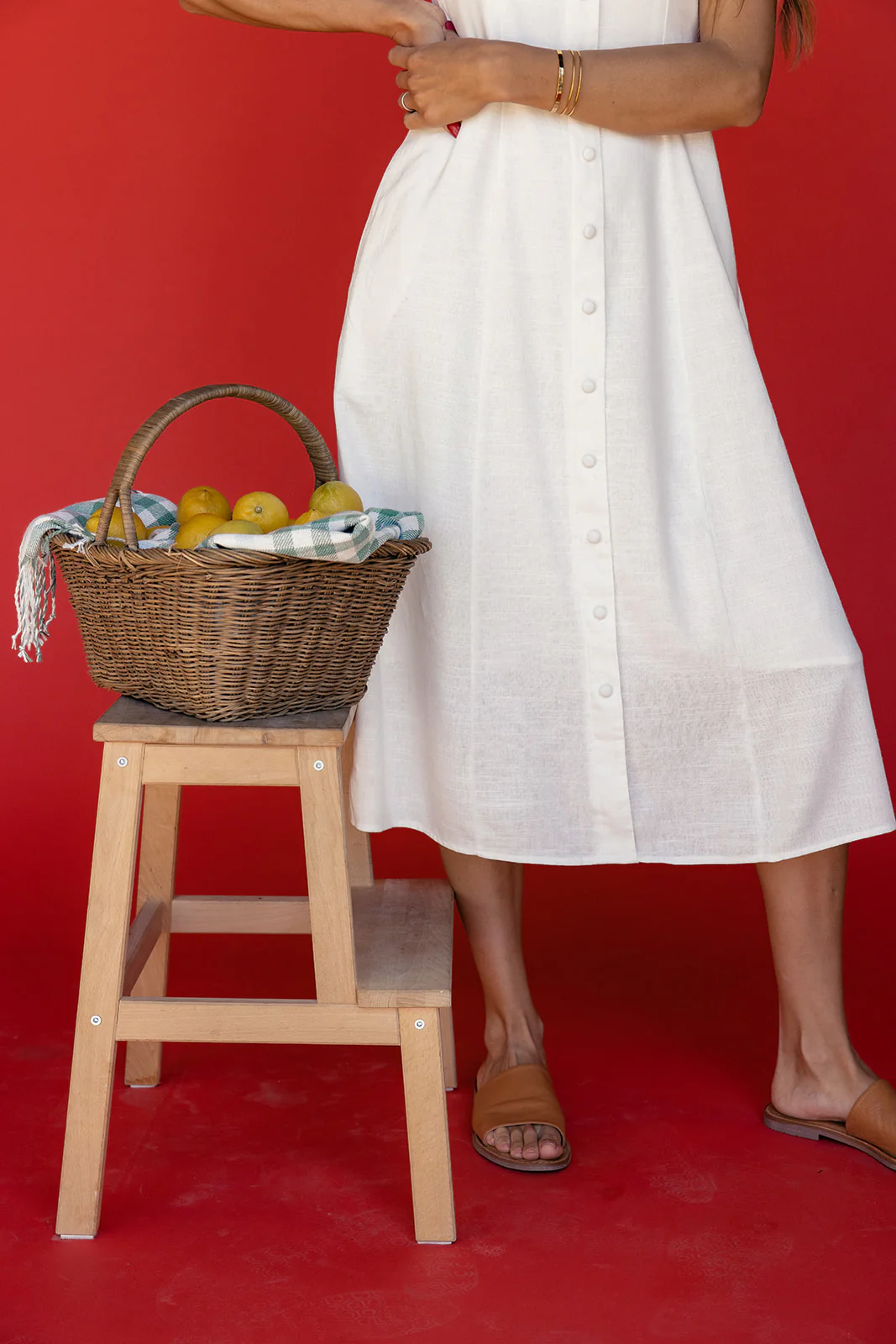 So Long London Button Dress - Image 7