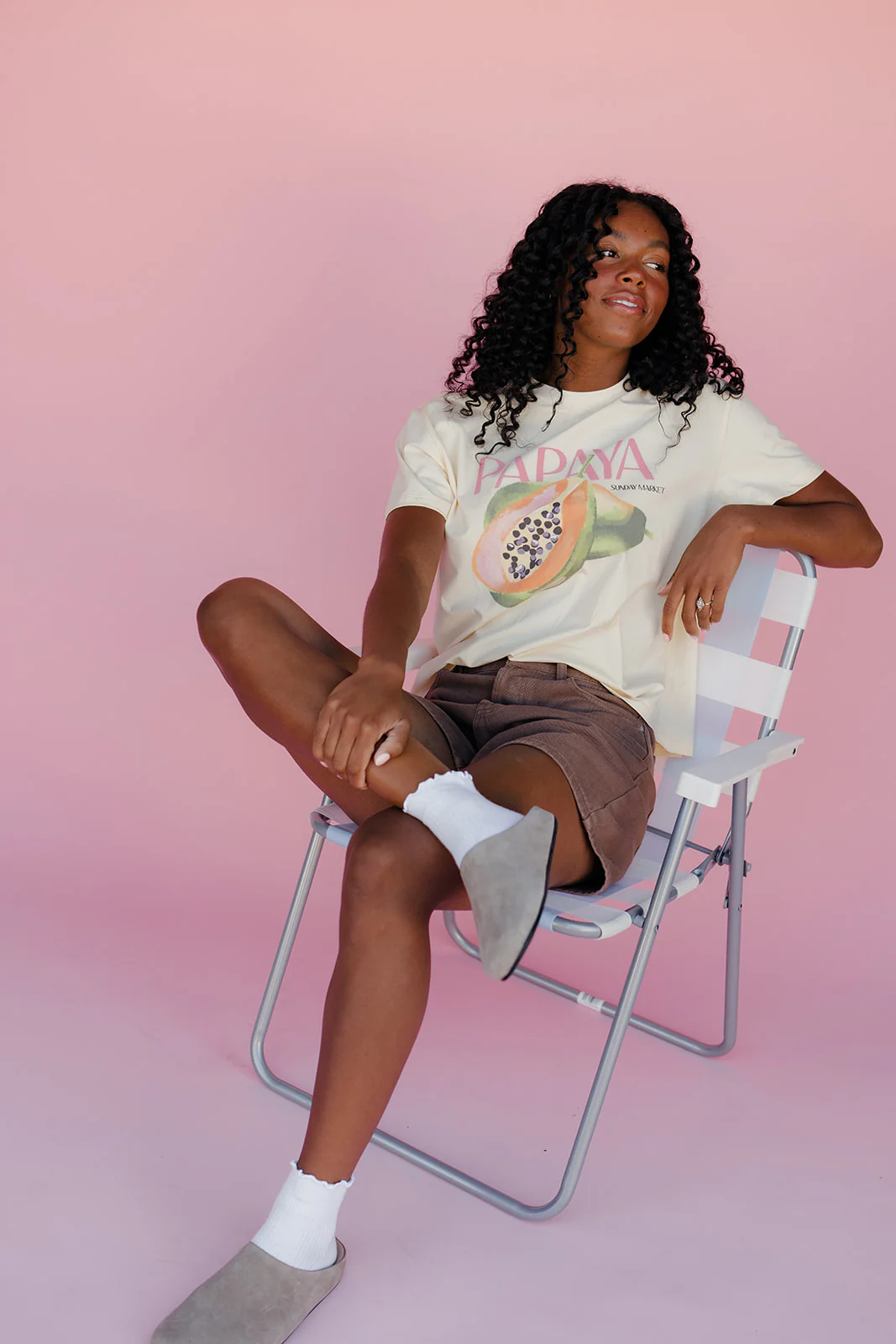 Sun Kissed Papaya Tee - Image 8