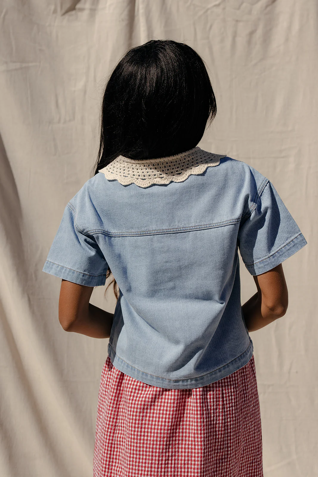 Sunday Picnic Collared Top - Image 3