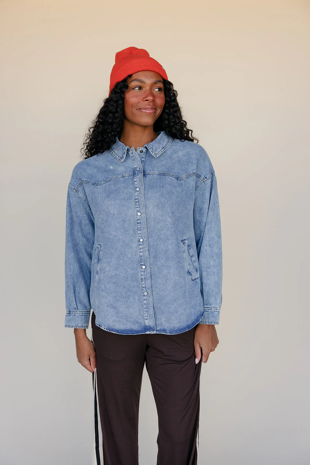 Sunfade Denim Button Up - Image 4