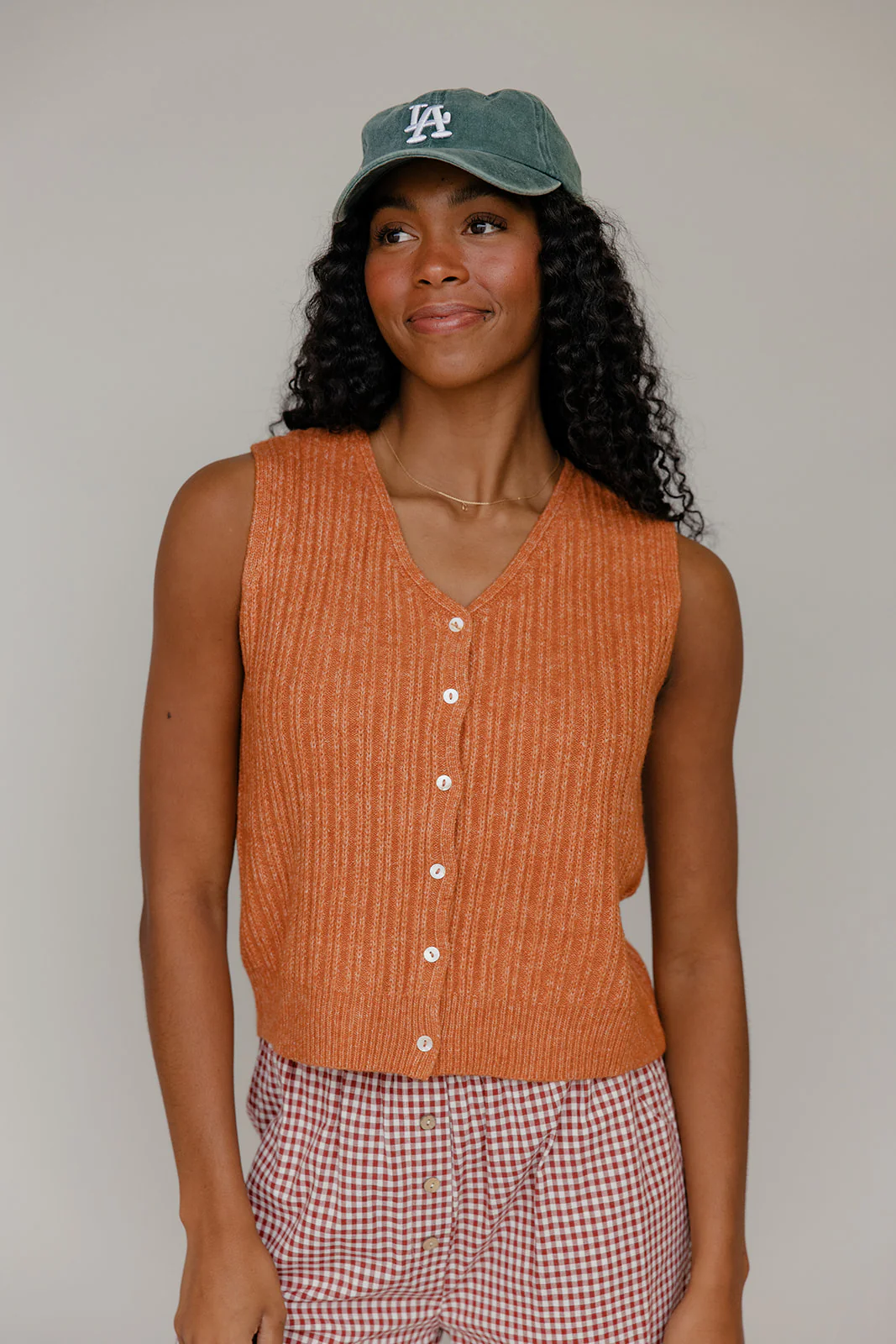 Sunset Groove Ribbed Vest - Image 3