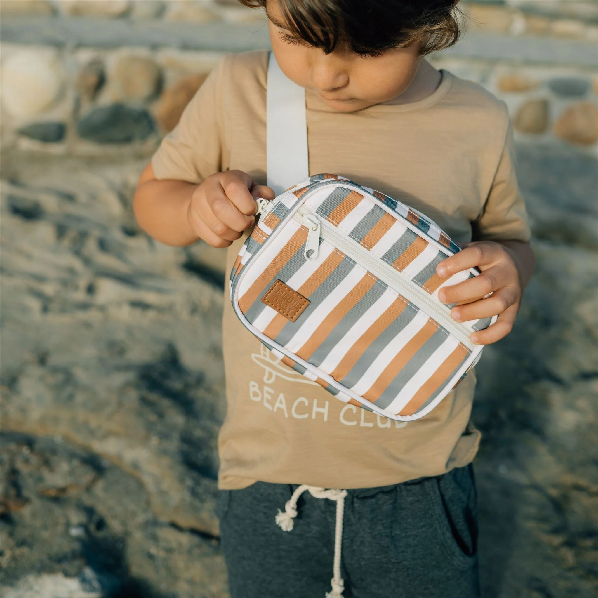Sunset Stripe Mini Fanny Pack - Image 2