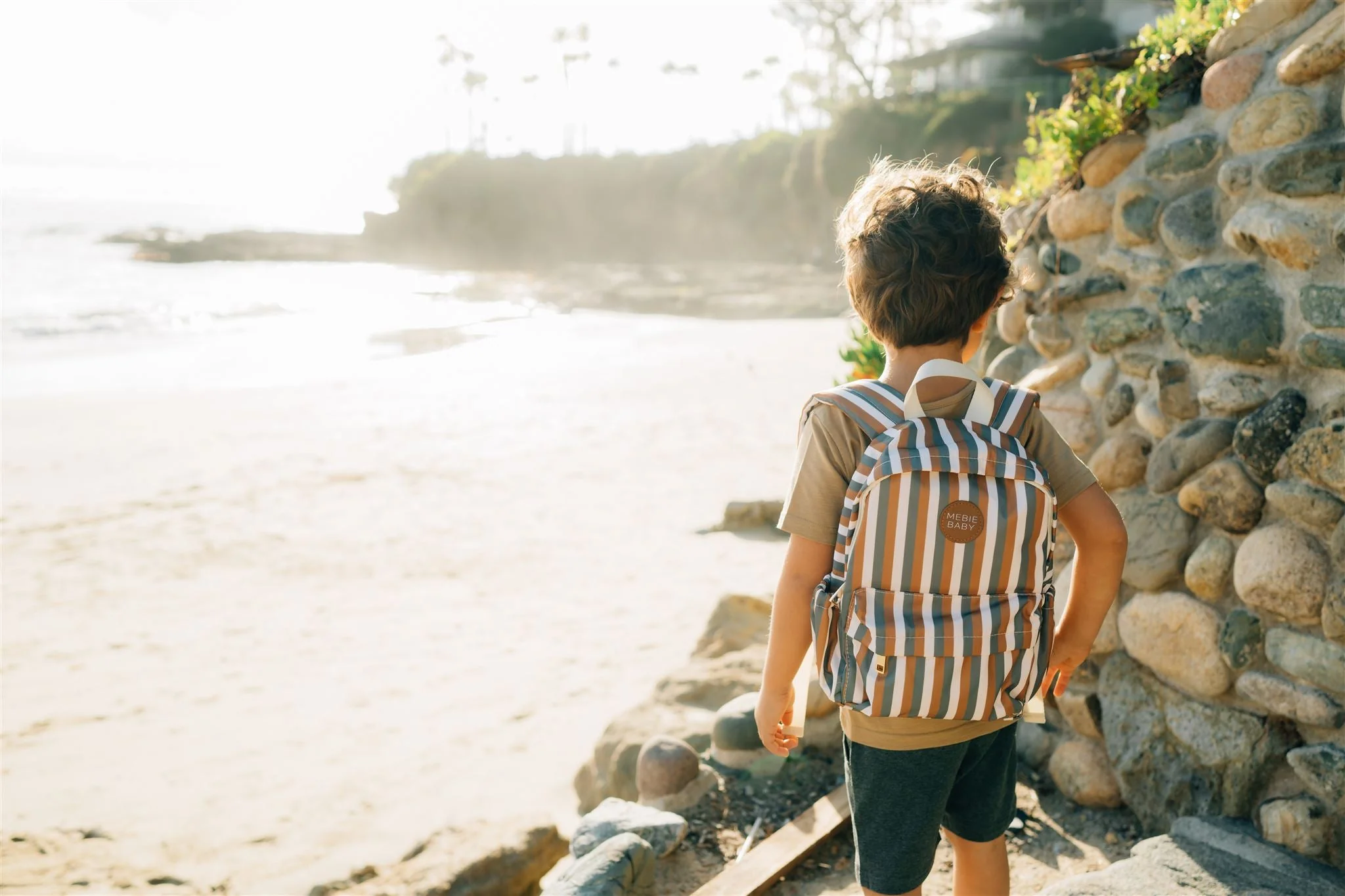 Sunset Stripes Mini Backpack - Image 3