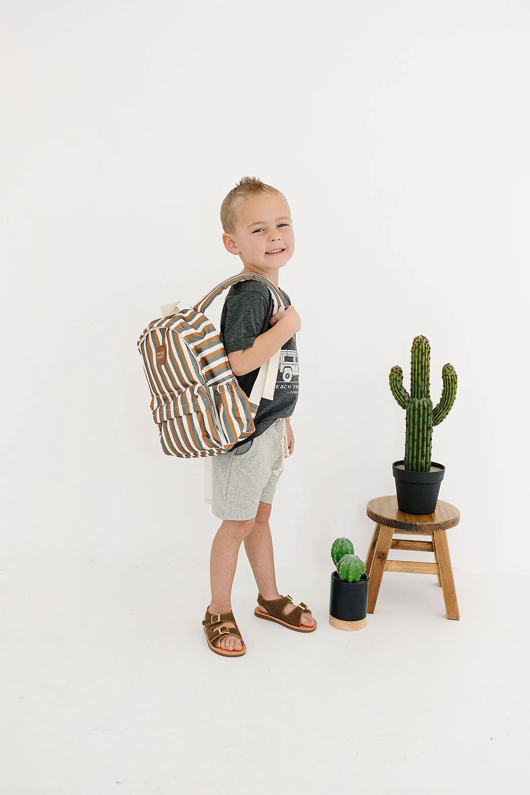 Sunset Stripes Mini Backpack - Image 4