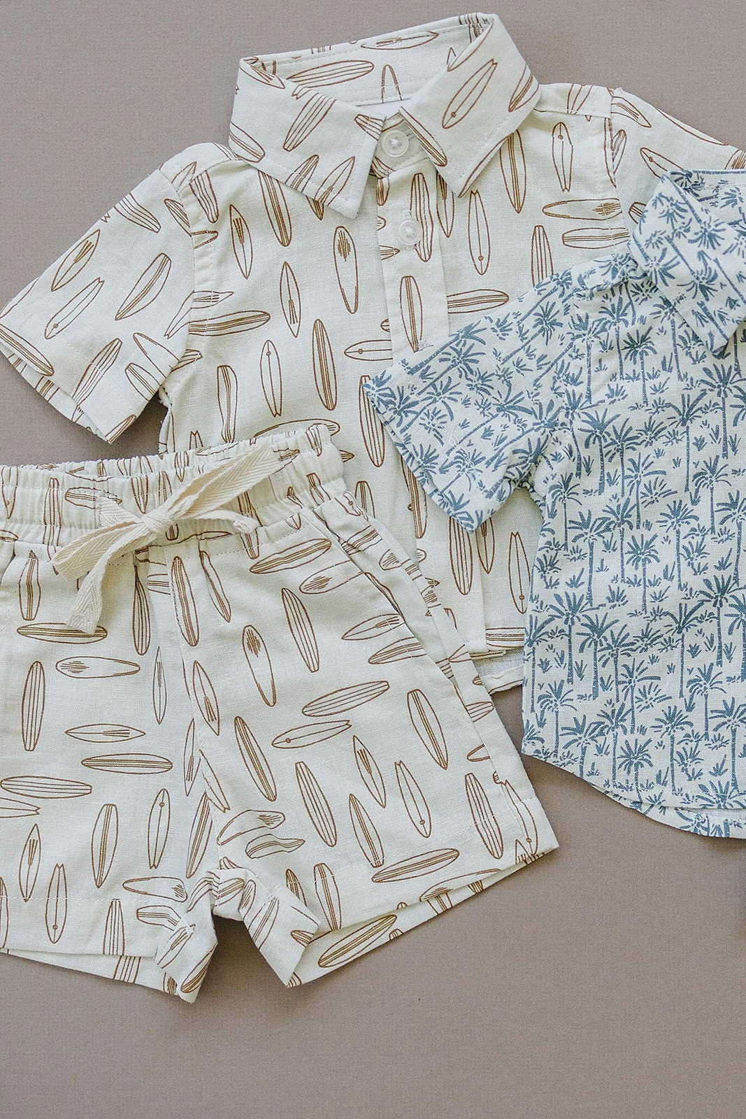 Surfboard Linen Cotton Shorts - Image 4