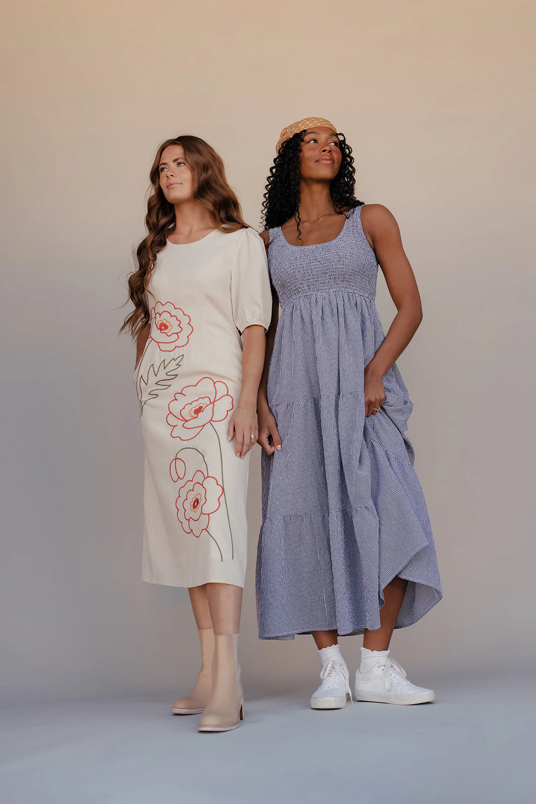 Sutton Gingham Maxi Dress - Image 2