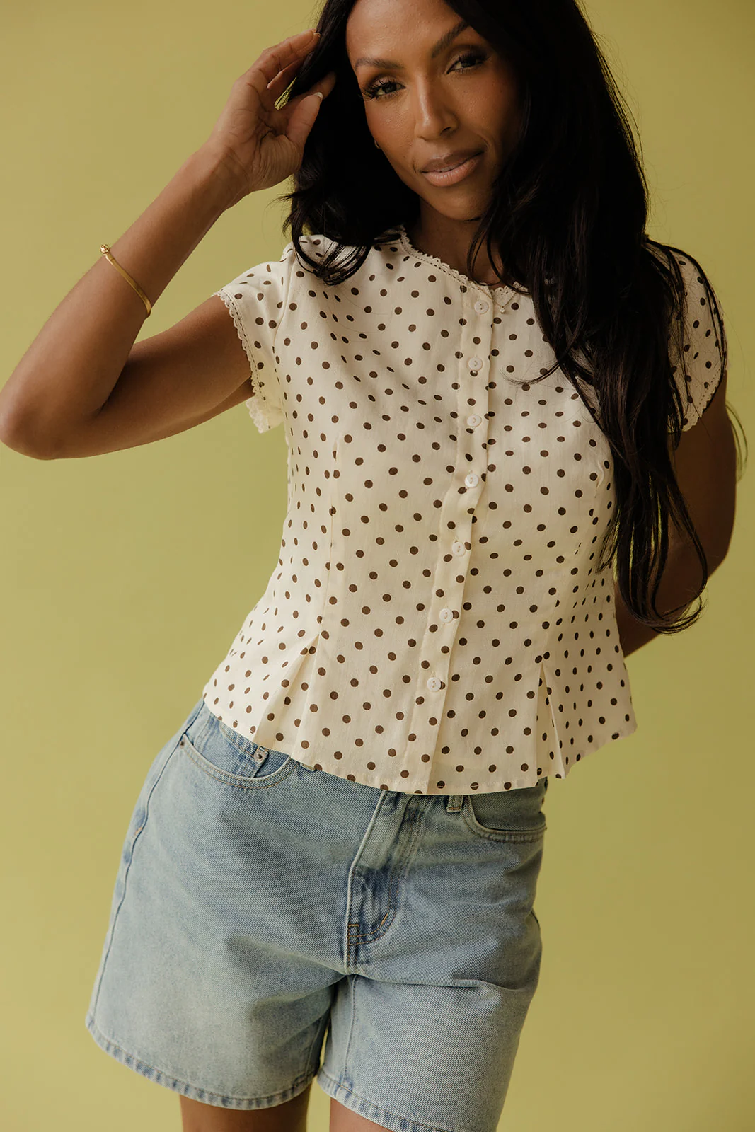 Sweet Spot Polka Dot Blouse - Image 2